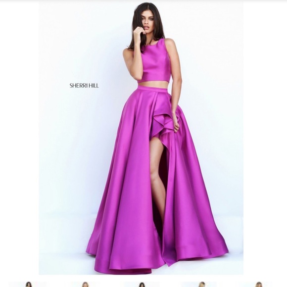 Sherri Hill Dresses & Skirts - Sherri Hill Two Piece Purple Dress